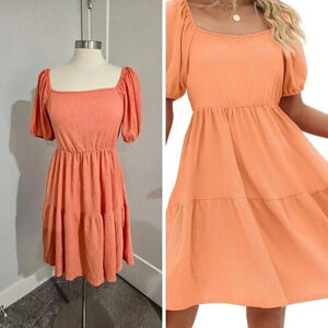 Woman's Square Neck Sun Dress